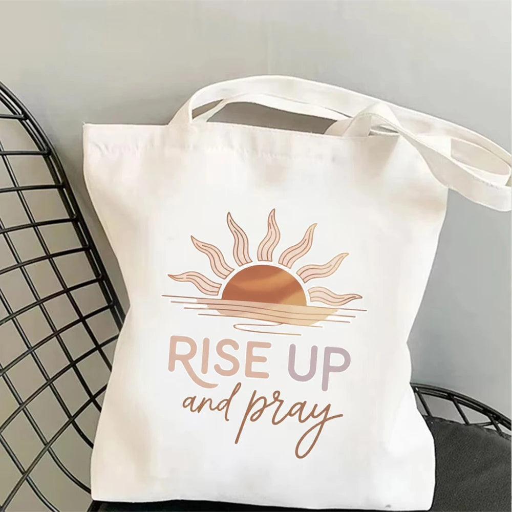 Christian Sunrise Tote Bag