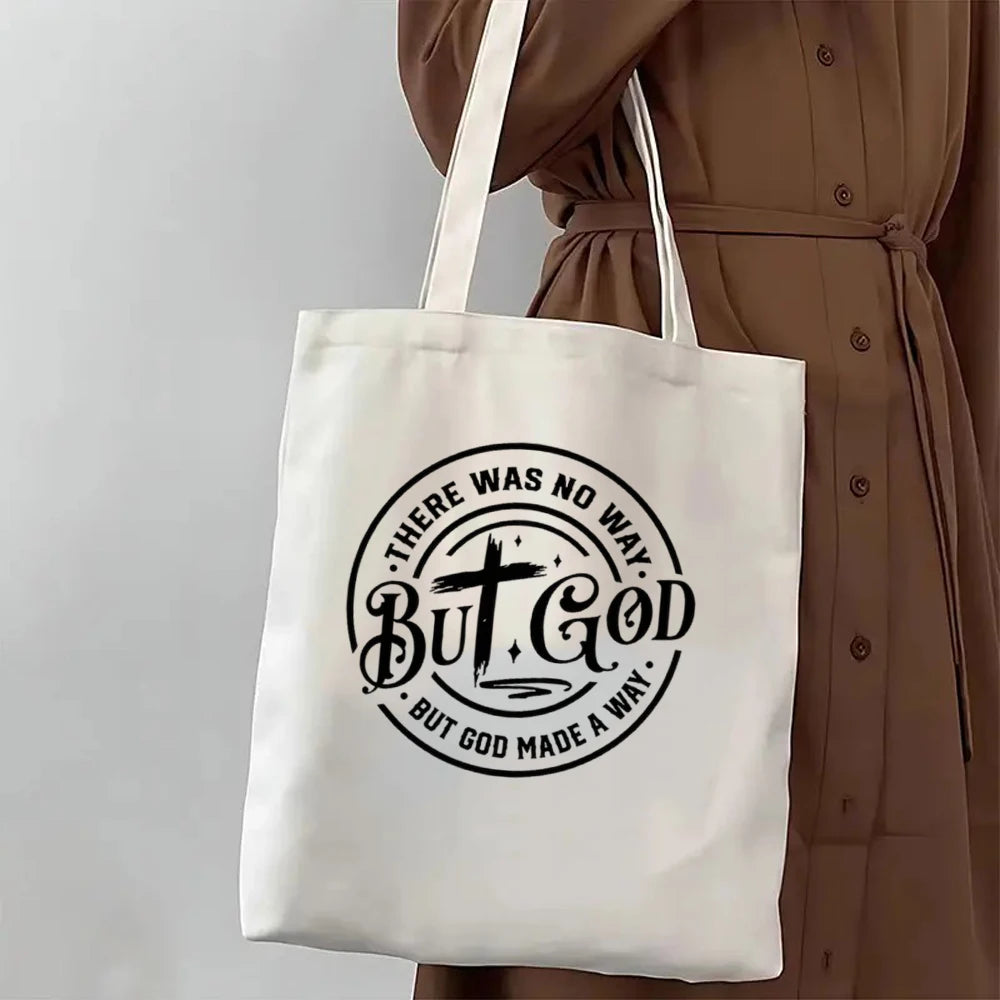 But God Cross Tote Bag