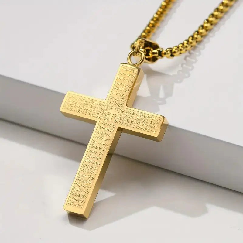 Stainless Steel Cross Necklace