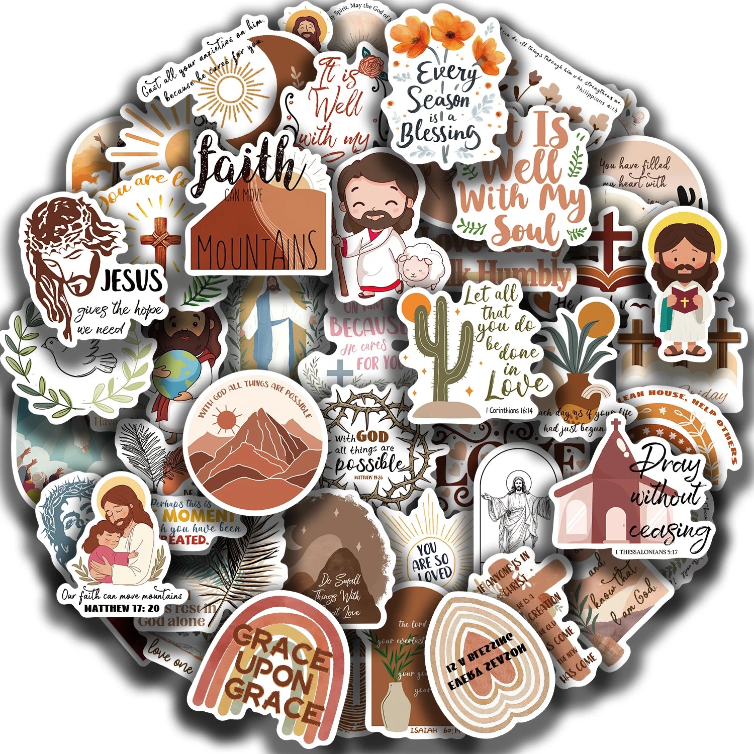 Bible Faith Sticker Pack