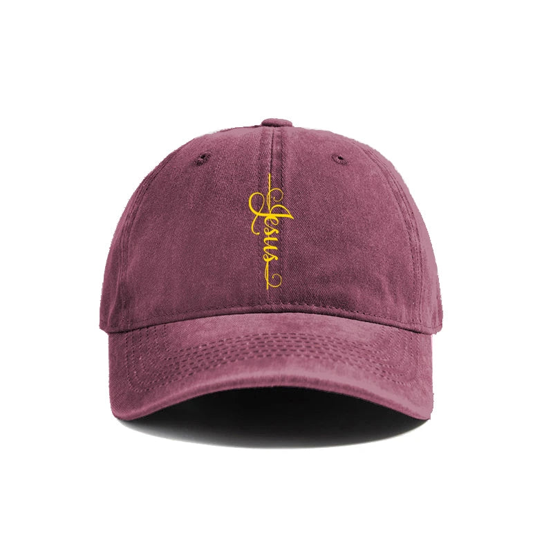 Distressed Jesus Cross Cap