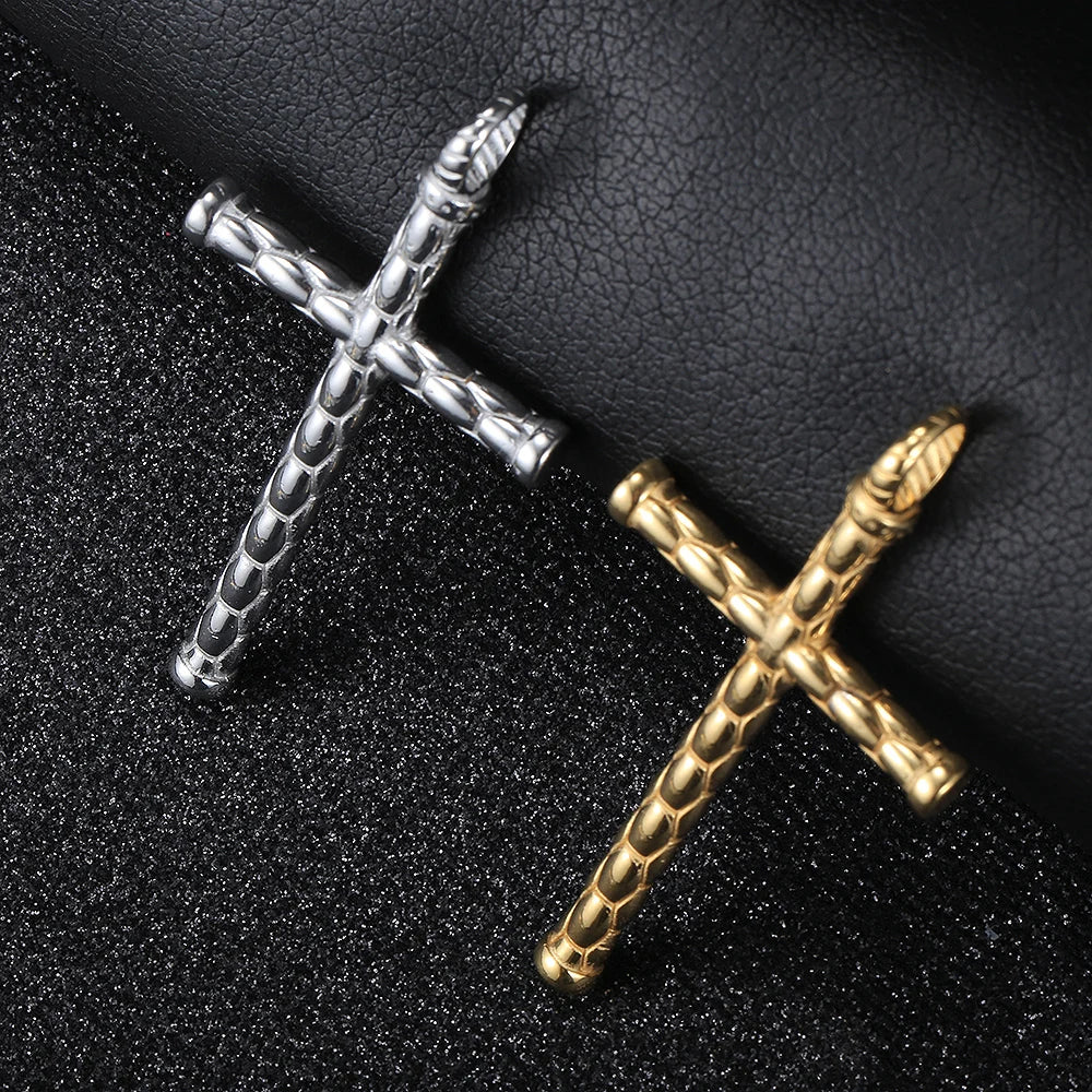Cross Box Chain Necklace