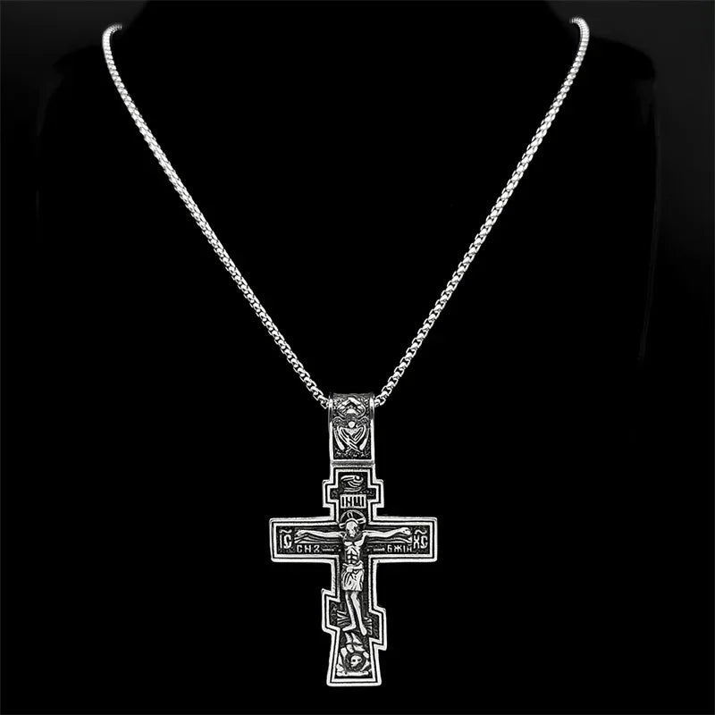 Orthodox Cross Necklace