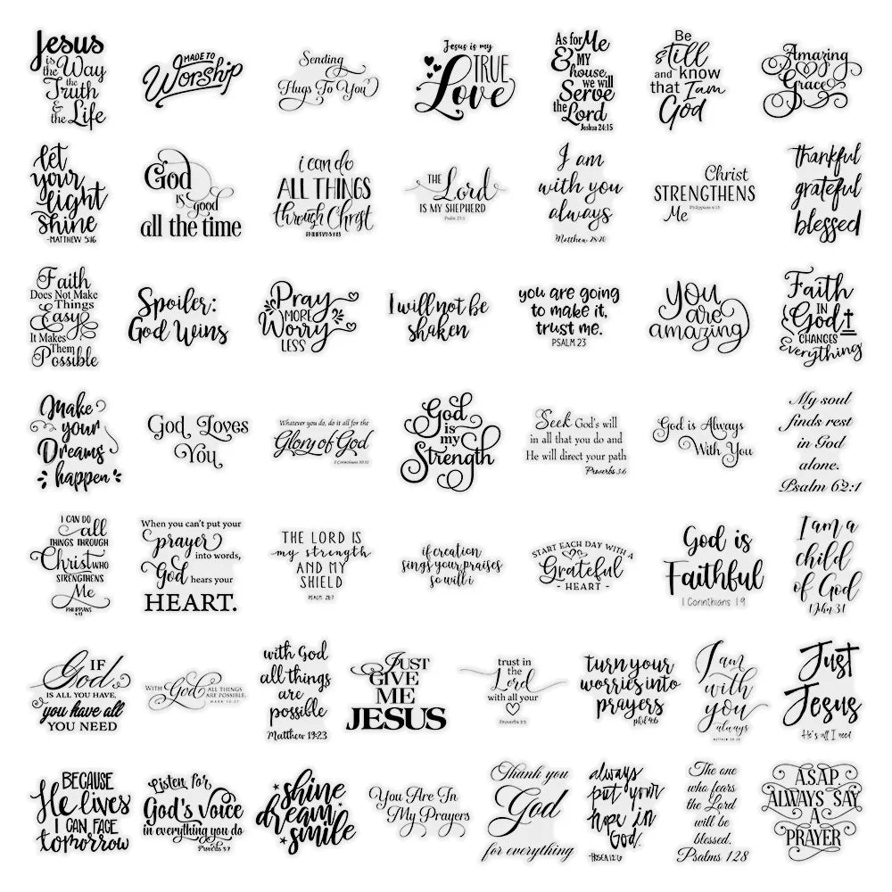 Bible Graffiti Sticker Pack