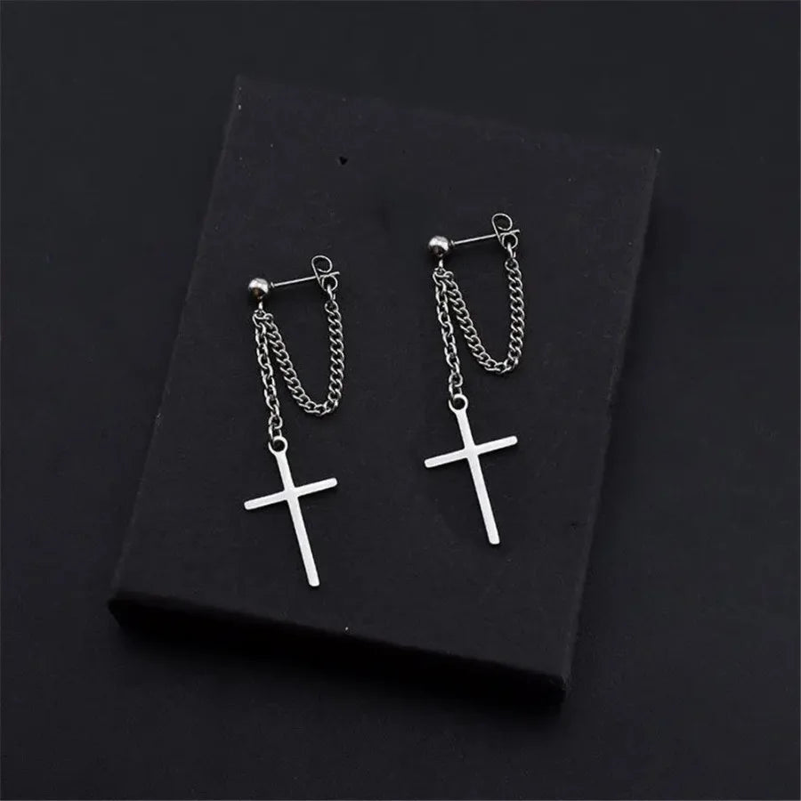 Cross Clip-On Earrings