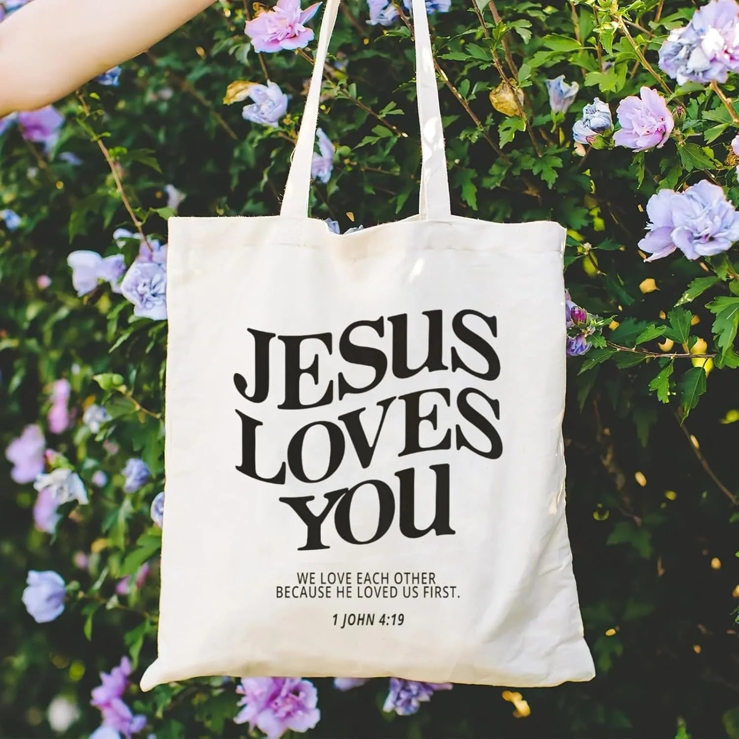 Faith-Inspired Bible Tote