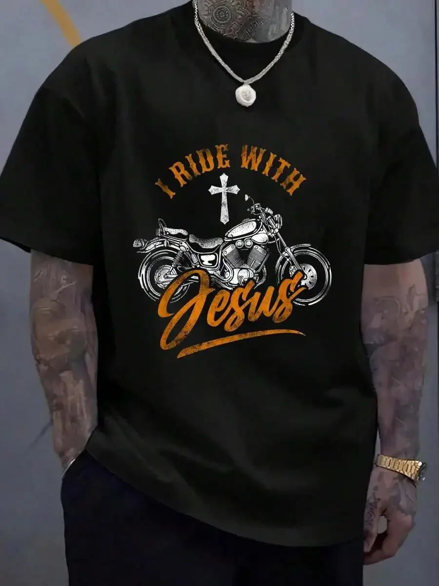 I Ride With Jesus T-Shirt