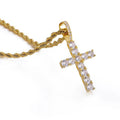 Iced Cross Necklace