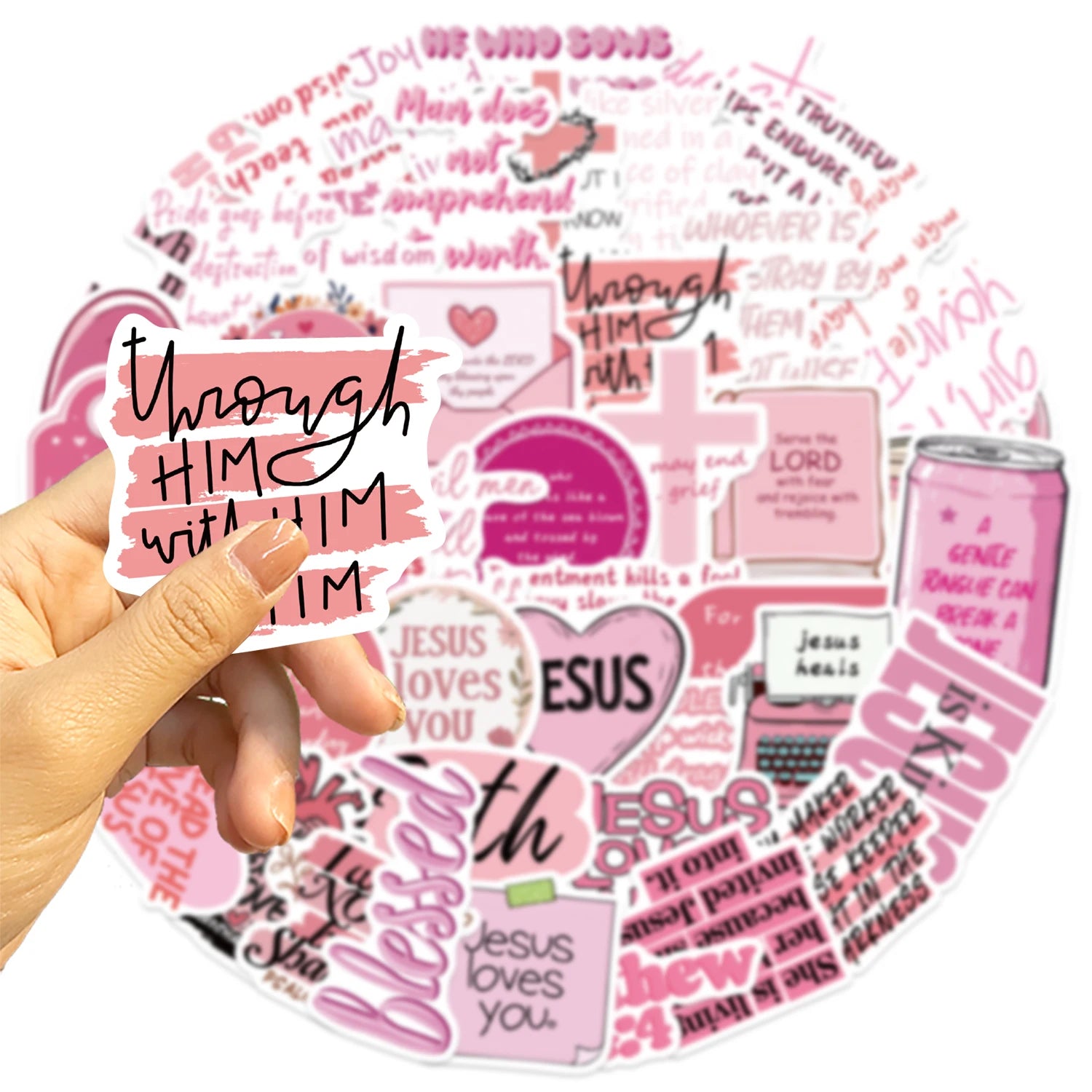 Pink Jesus Sticker Pack