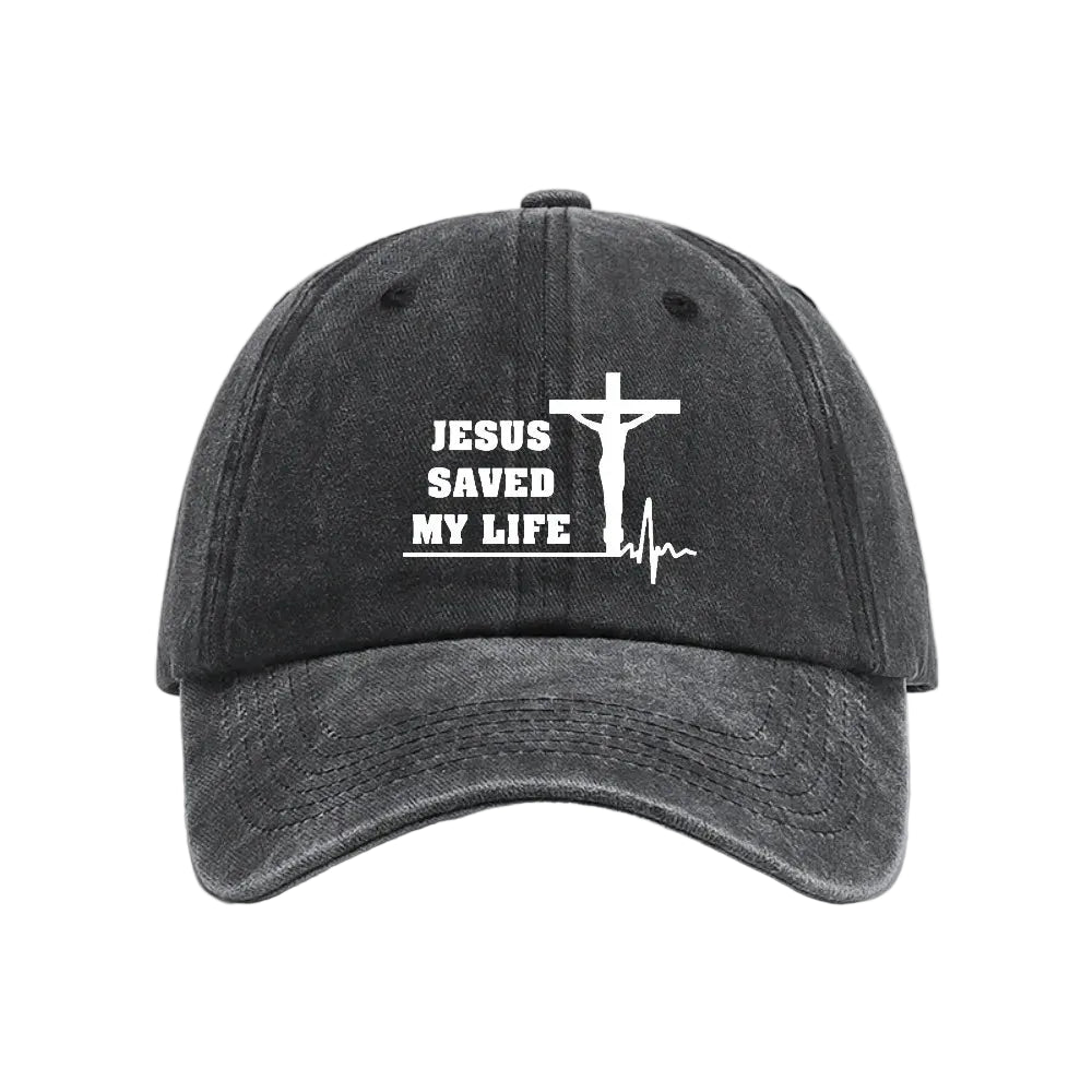 Jesus Saved My Life Cap