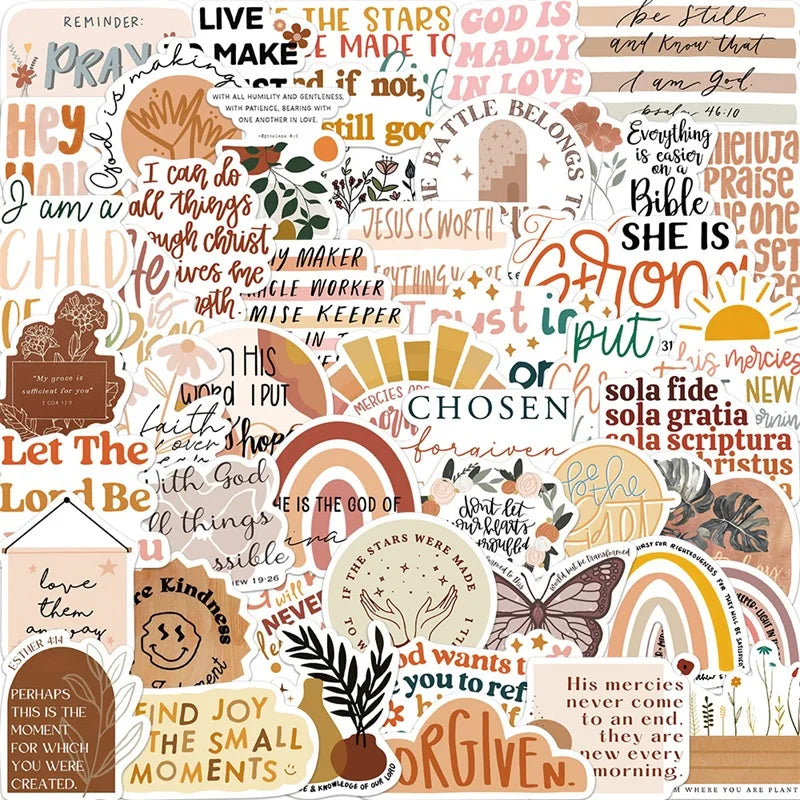 Boho Bible Sticker Pack