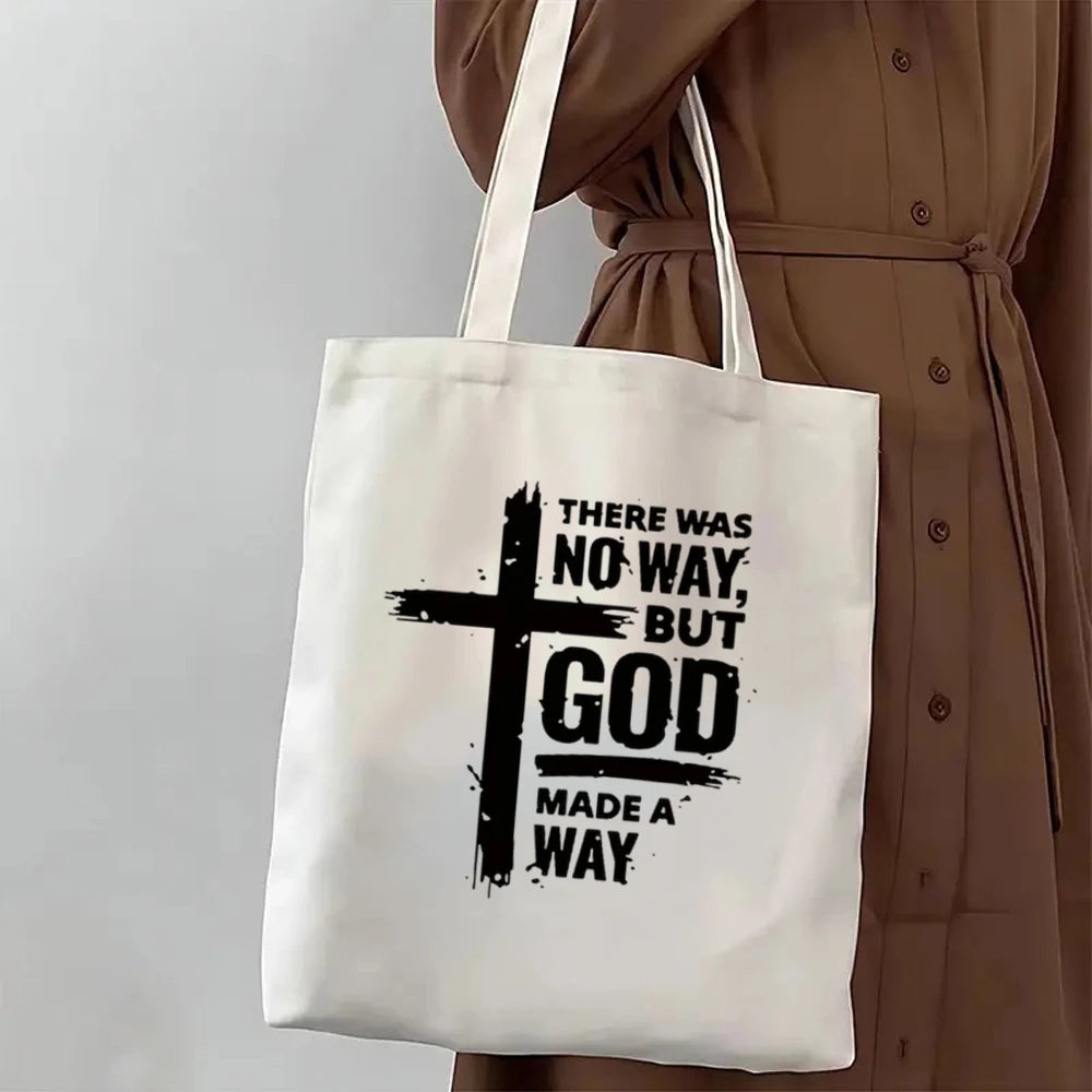 But God Cross Tote Bag