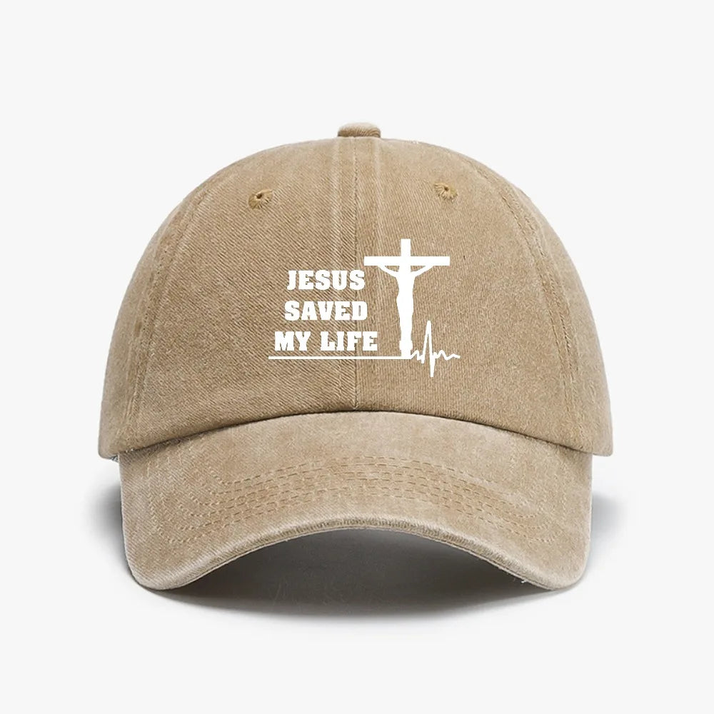 Jesus Saved My Life Cap