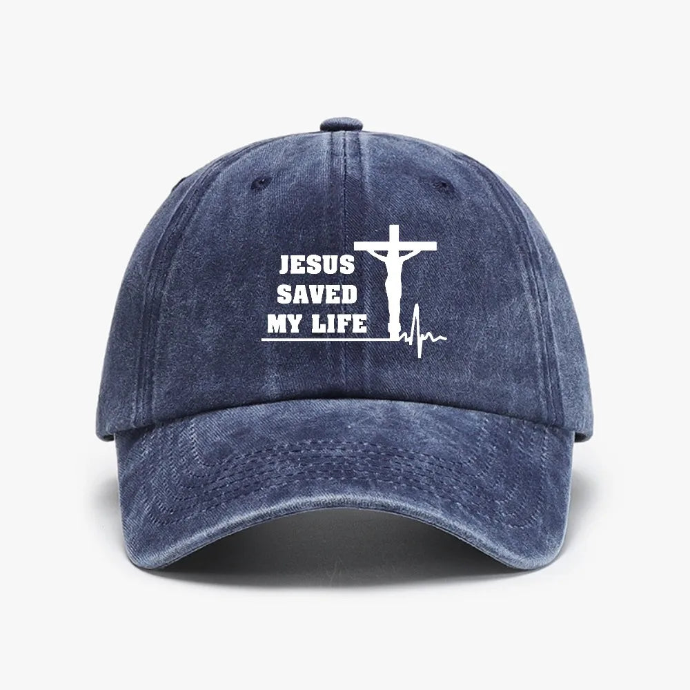 Jesus Saved My Life Cap