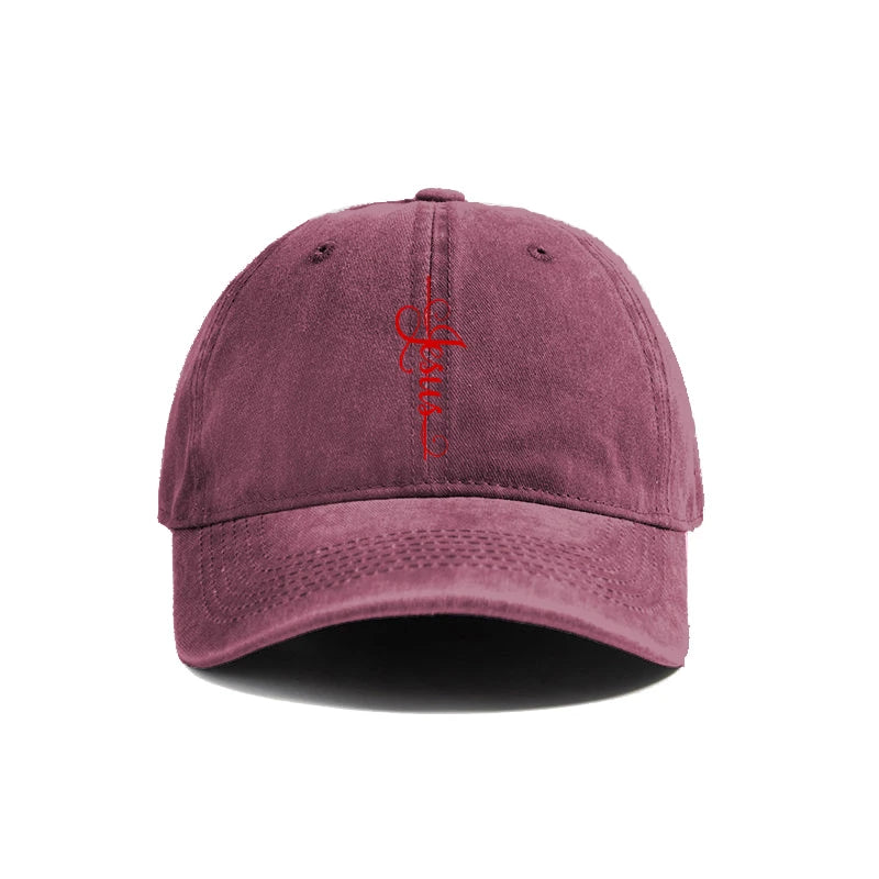 Distressed Jesus Cross Cap