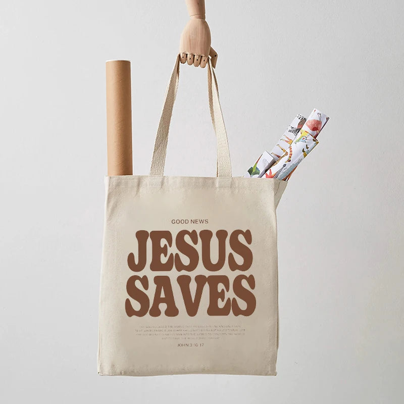 Good News Jesus Saves Tote