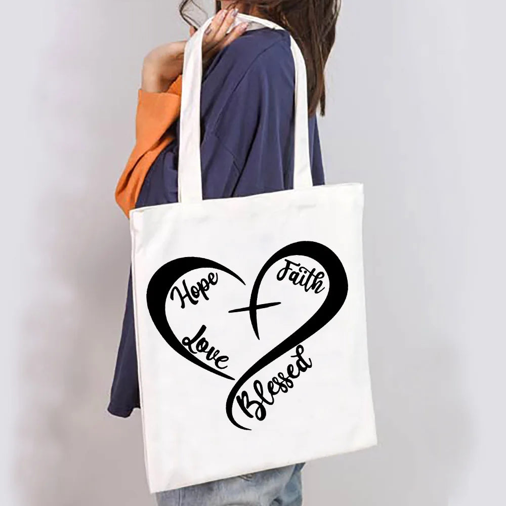 Faith Quote Tote Bag