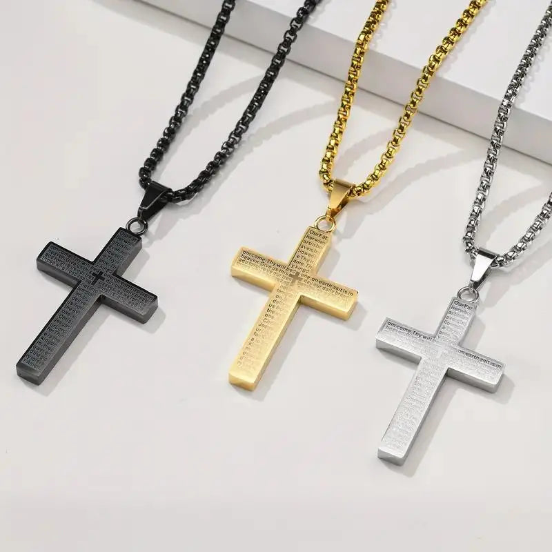 Stainless Steel Cross Necklace