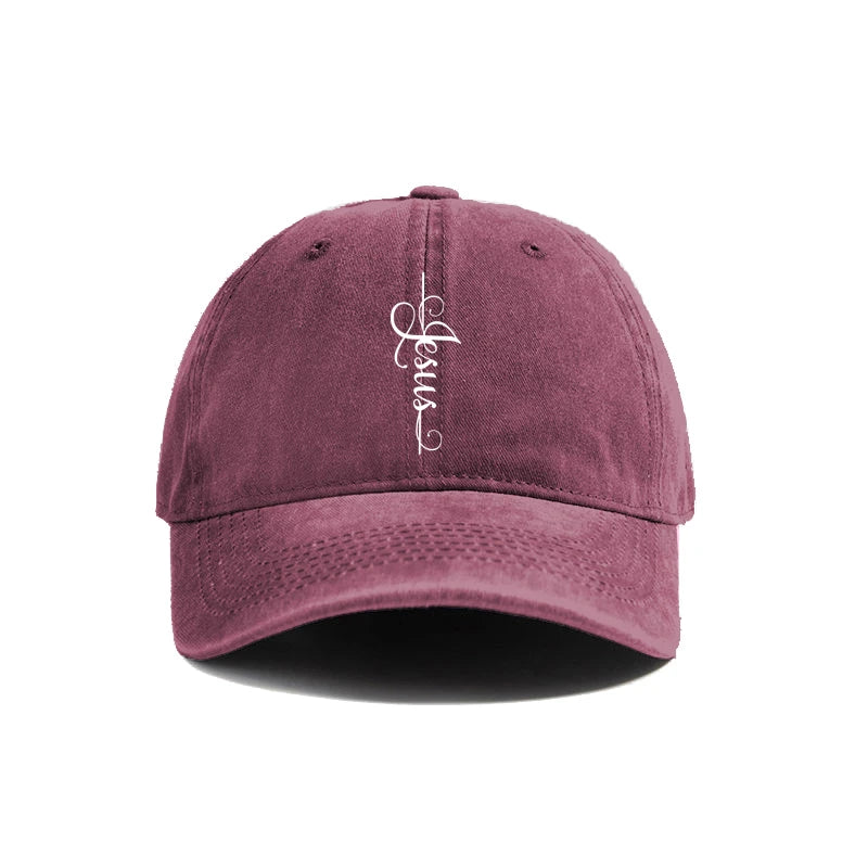 Distressed Jesus Cross Cap
