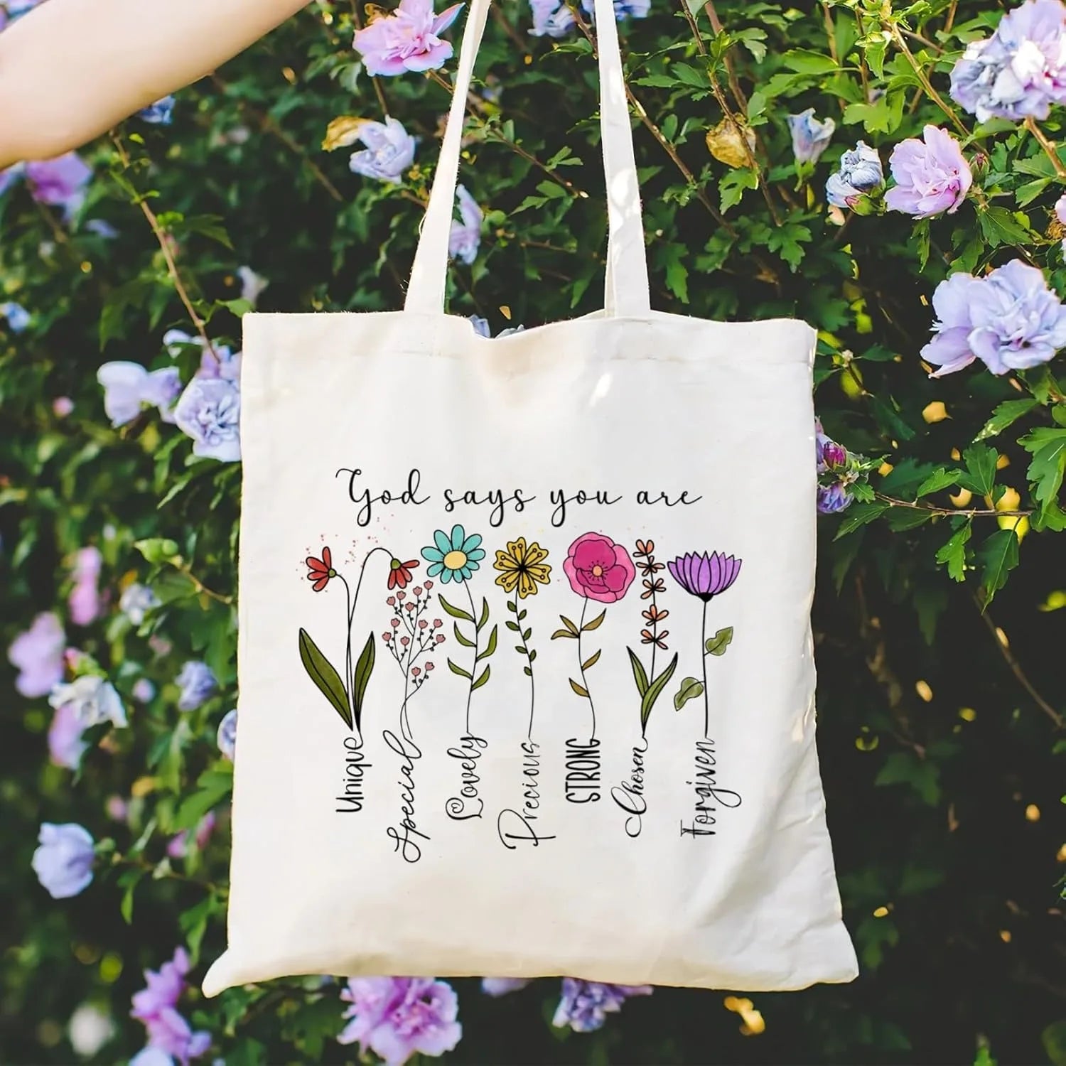 Faith-Inspired Bible Tote