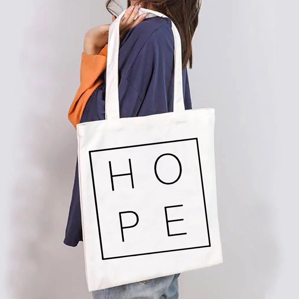 Faith Quote Tote Bag