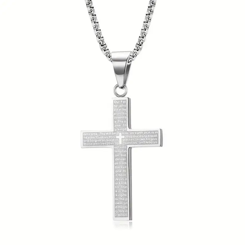 Stainless Steel Cross Necklace