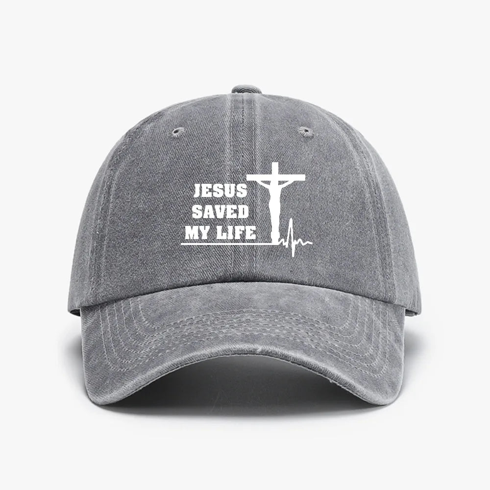 Jesus Saved My Life Cap