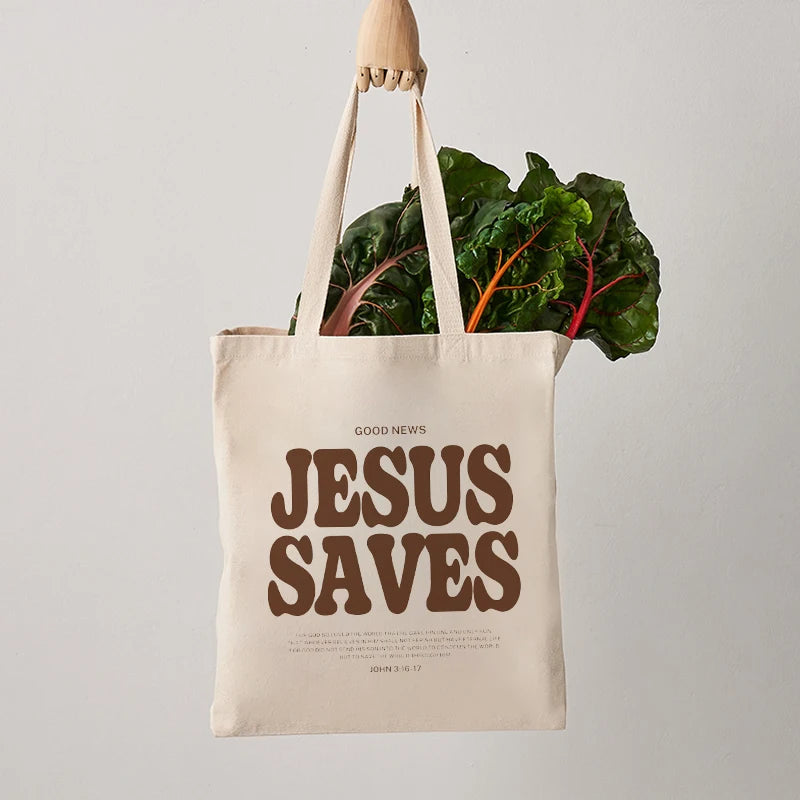 Good News Jesus Saves Tote