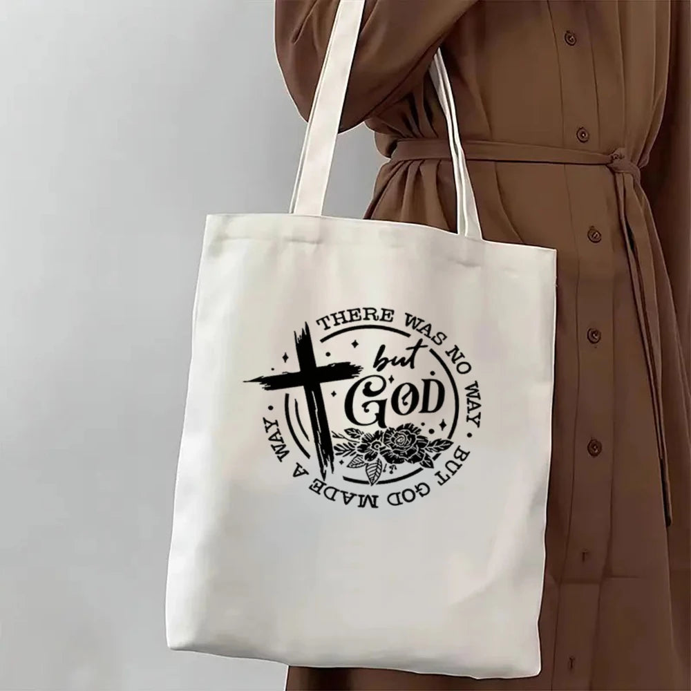 But God Cross Tote Bag