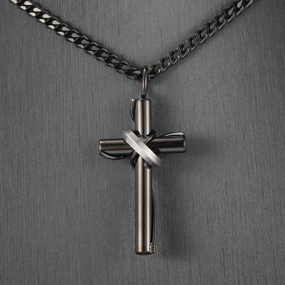 Jesus Cross Charm Necklace