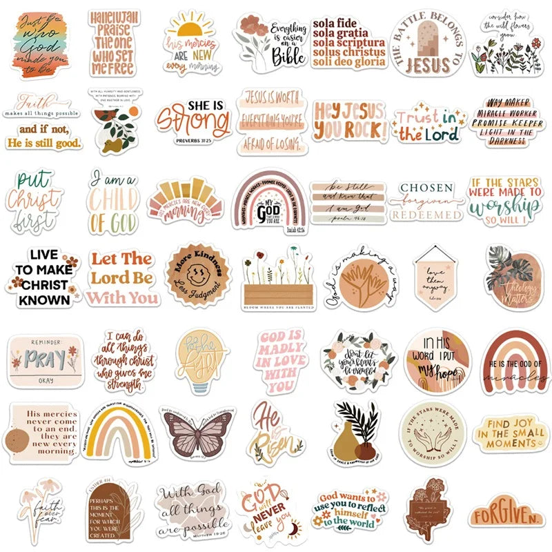 Boho Bible Sticker Pack