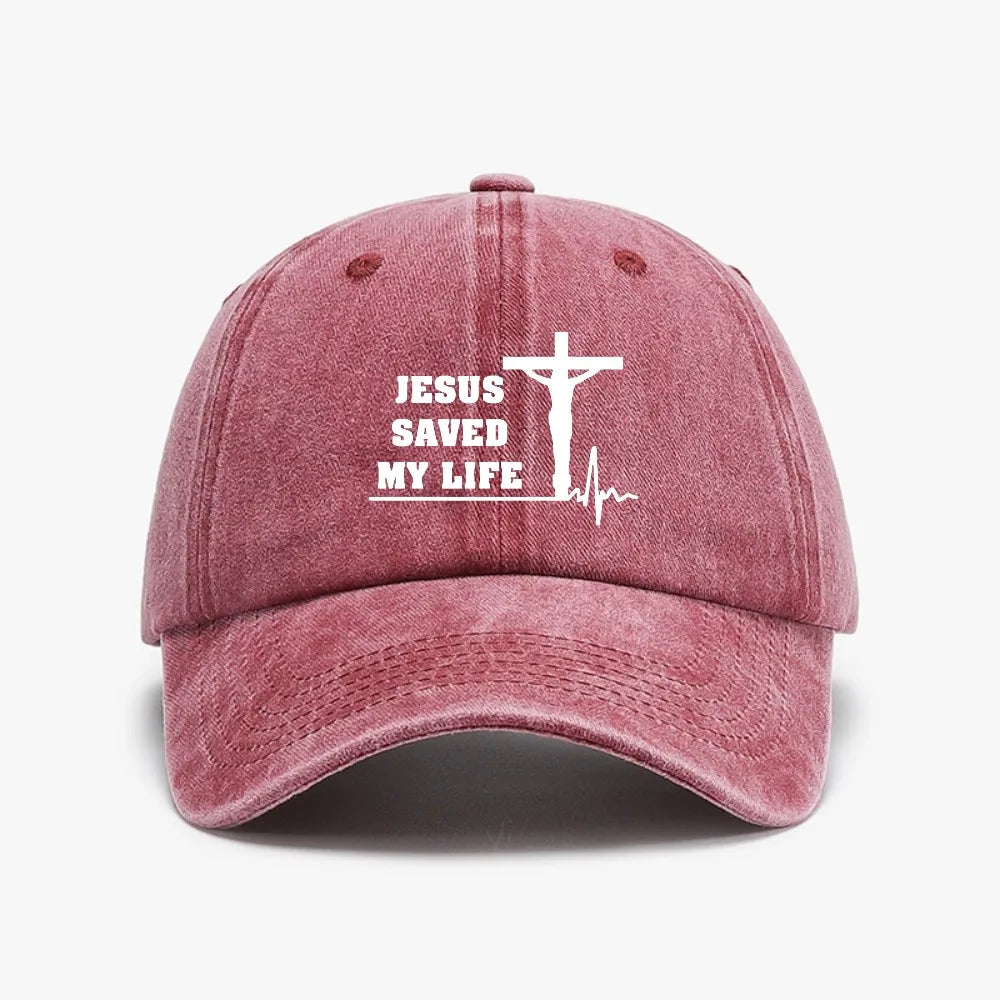 Jesus Saved My Life Cap