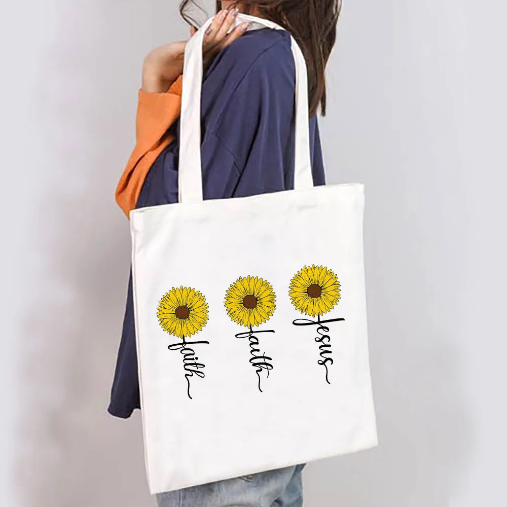 Faith Quote Tote Bag