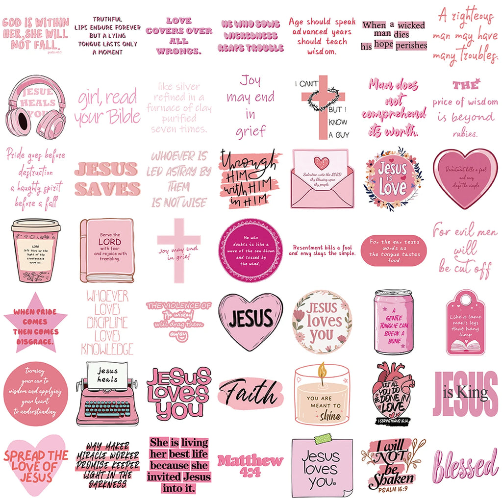Pink Jesus Sticker Pack