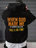 God Created Me Hoodie