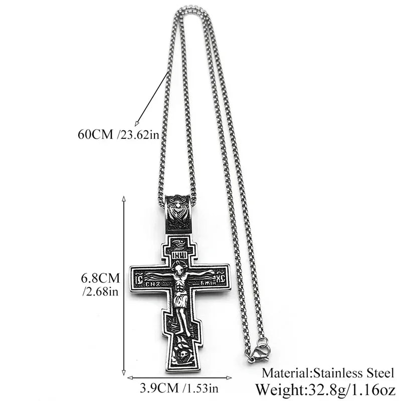 Orthodox Cross Necklace
