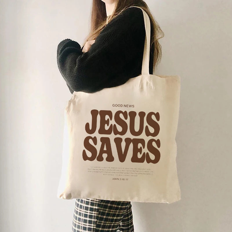 Good News Jesus Saves Tote