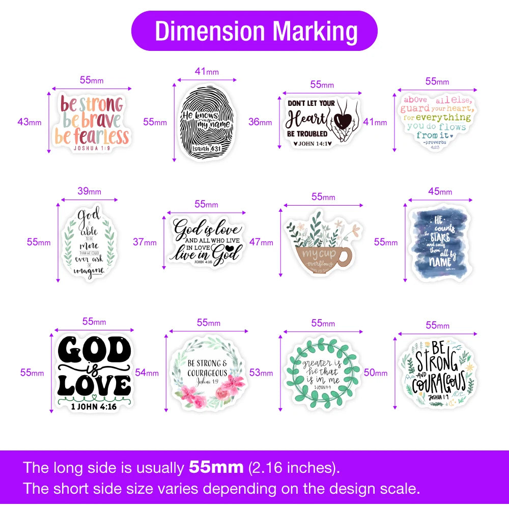 Bible Verse Stickers