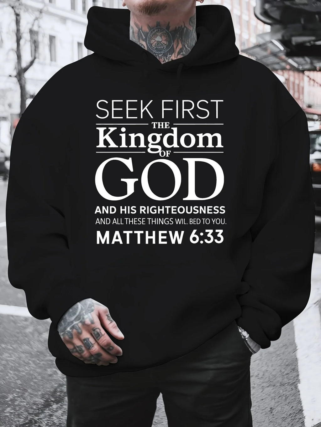 Matthew 6:33 Hoodie