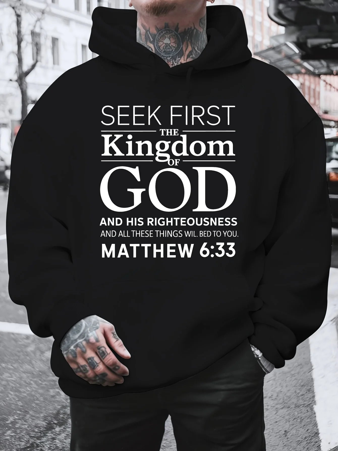 Matthew 6:33 Hoodie