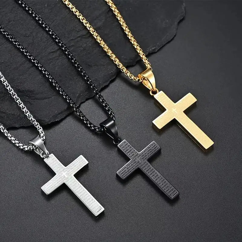 Stainless Steel Cross Necklace
