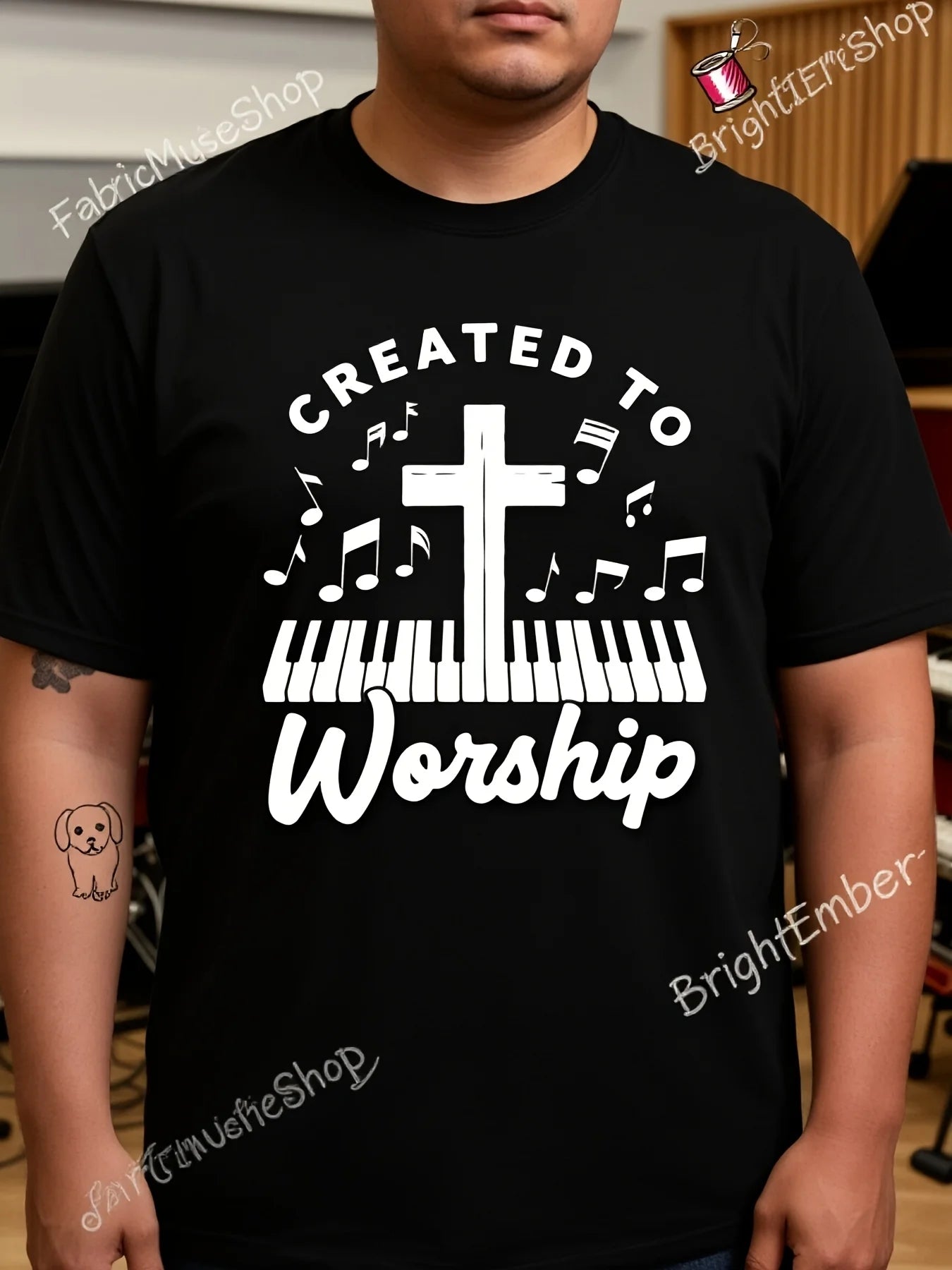 Christian Piano Keys T-Shirt