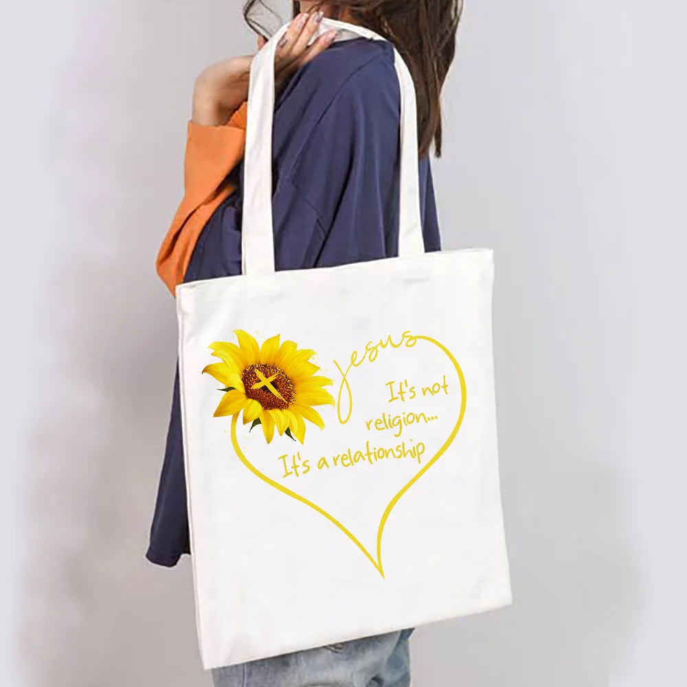 Faith Quote Tote Bag