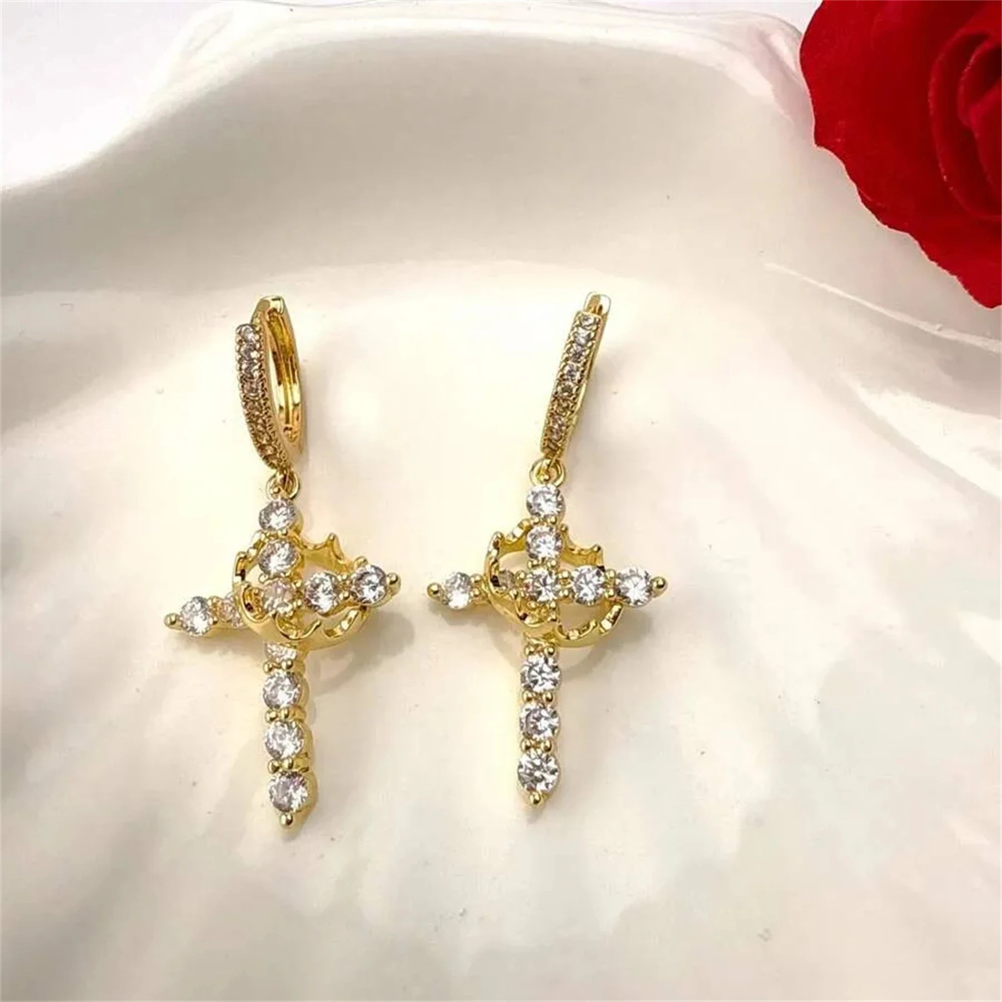 Crown Cross Necklace
