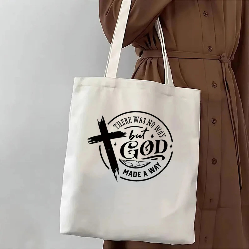 But God Cross Tote Bag
